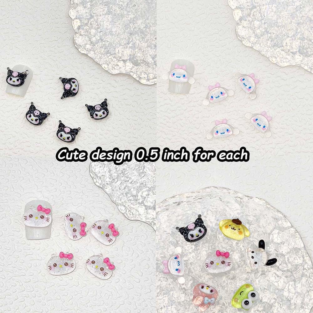 Akutoer colorful nail art accessories help customize playful manicure styles.