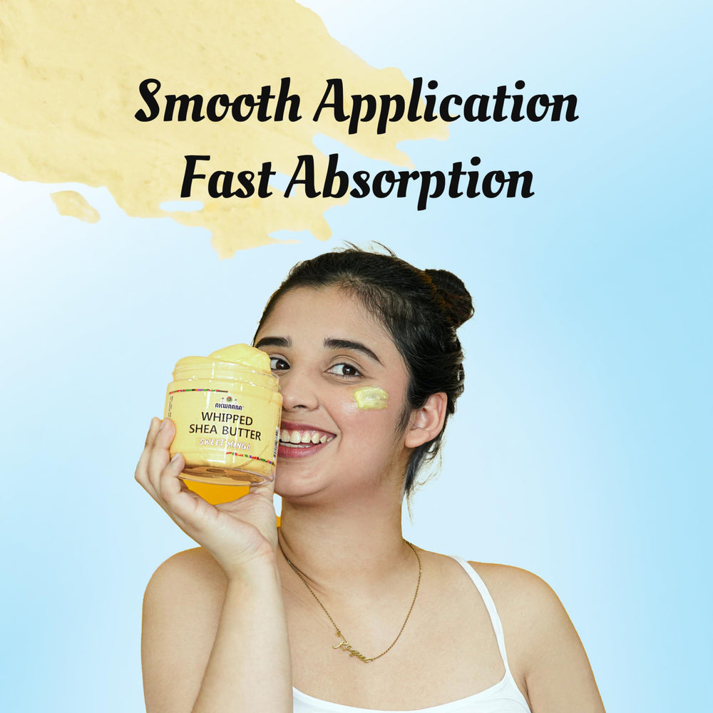 AKWAABA Whipped Shea Butter ingredients include shea and nourishing oils.