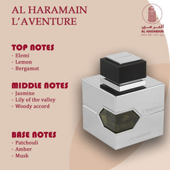 Al Haramain L'aventure packaging box suitable for gifting