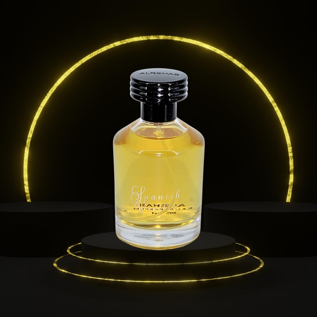 Elegant minimalist packaging of Al-Rehab Spanish Vanilla EDP.