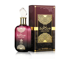 Al Wataniah Sabah Al Ward bottle front, preview of a premium scent for daytime wear