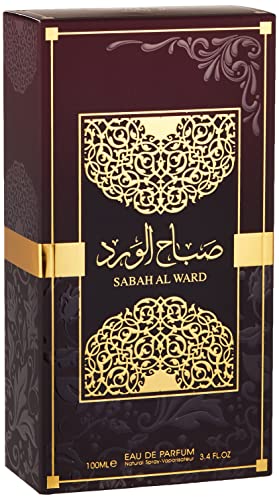 Al Wataniah Sabah Al Ward bottle side, sleek look for evening occasions