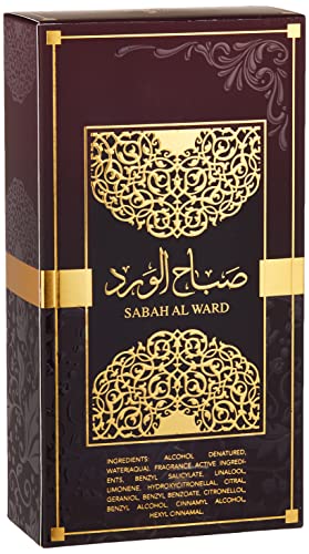 Al Wataniah Sabah Al Ward packaging box, elegant gift-ready presentation