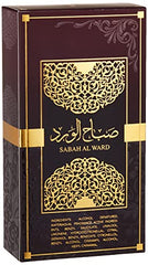 Al Wataniah Sabah Al Ward packaging box, elegant gift-ready presentation