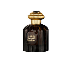 Al Wataniah Sultan Al Lail bottle close-up highlights premium bottle craftsmanship.