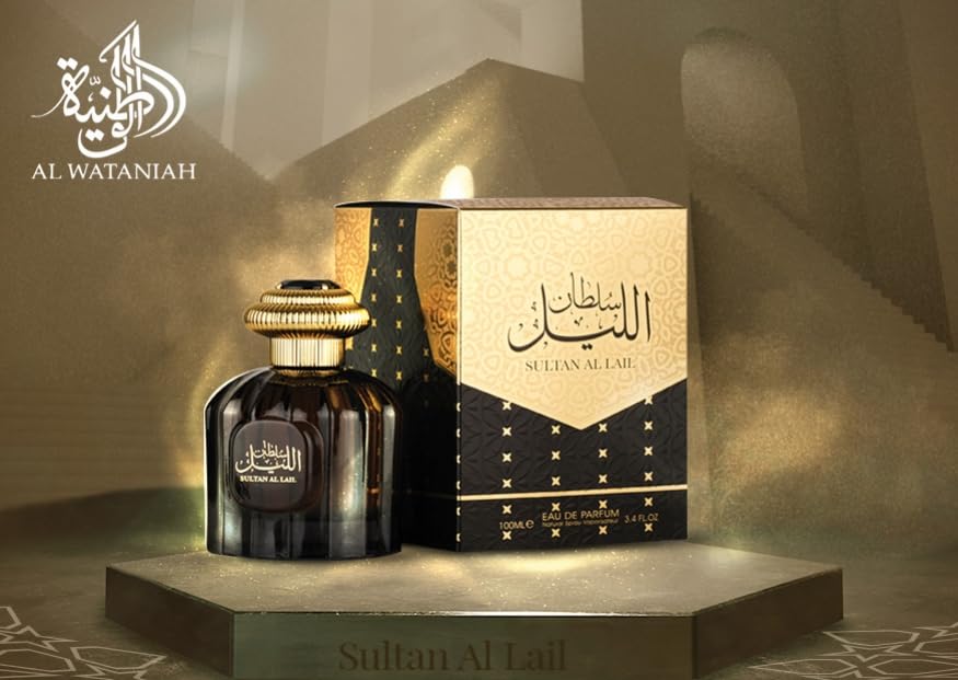 Al Wataniah Sultan Al Lail lifestyle shot suggests effortless night confidence.