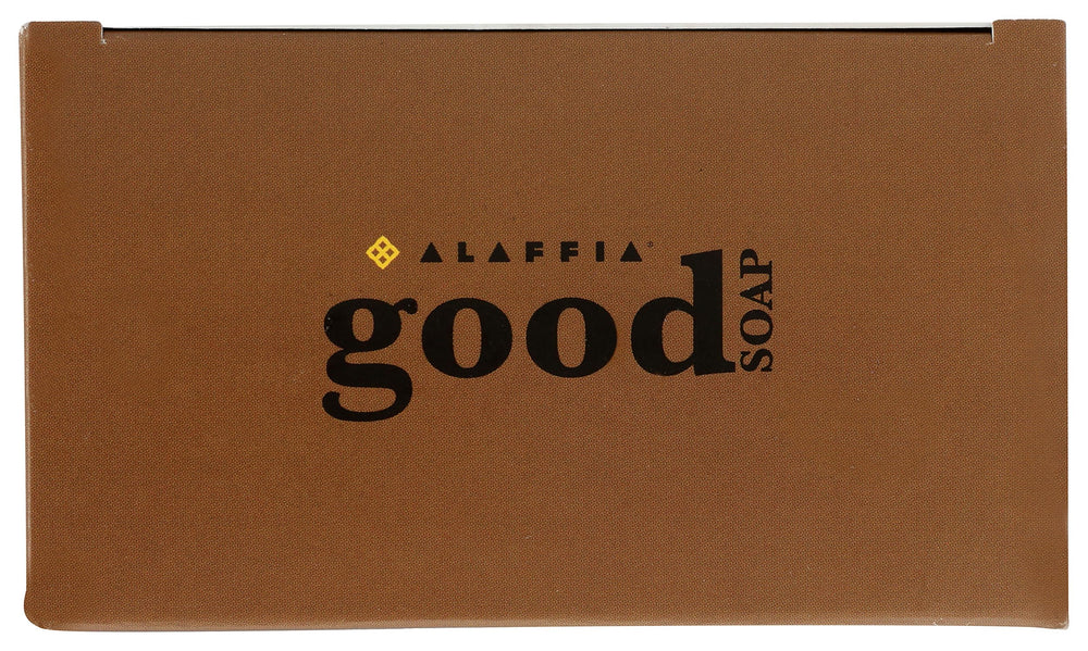Alaffia Coconut Good Soap product shot with gift-ready packaging.
