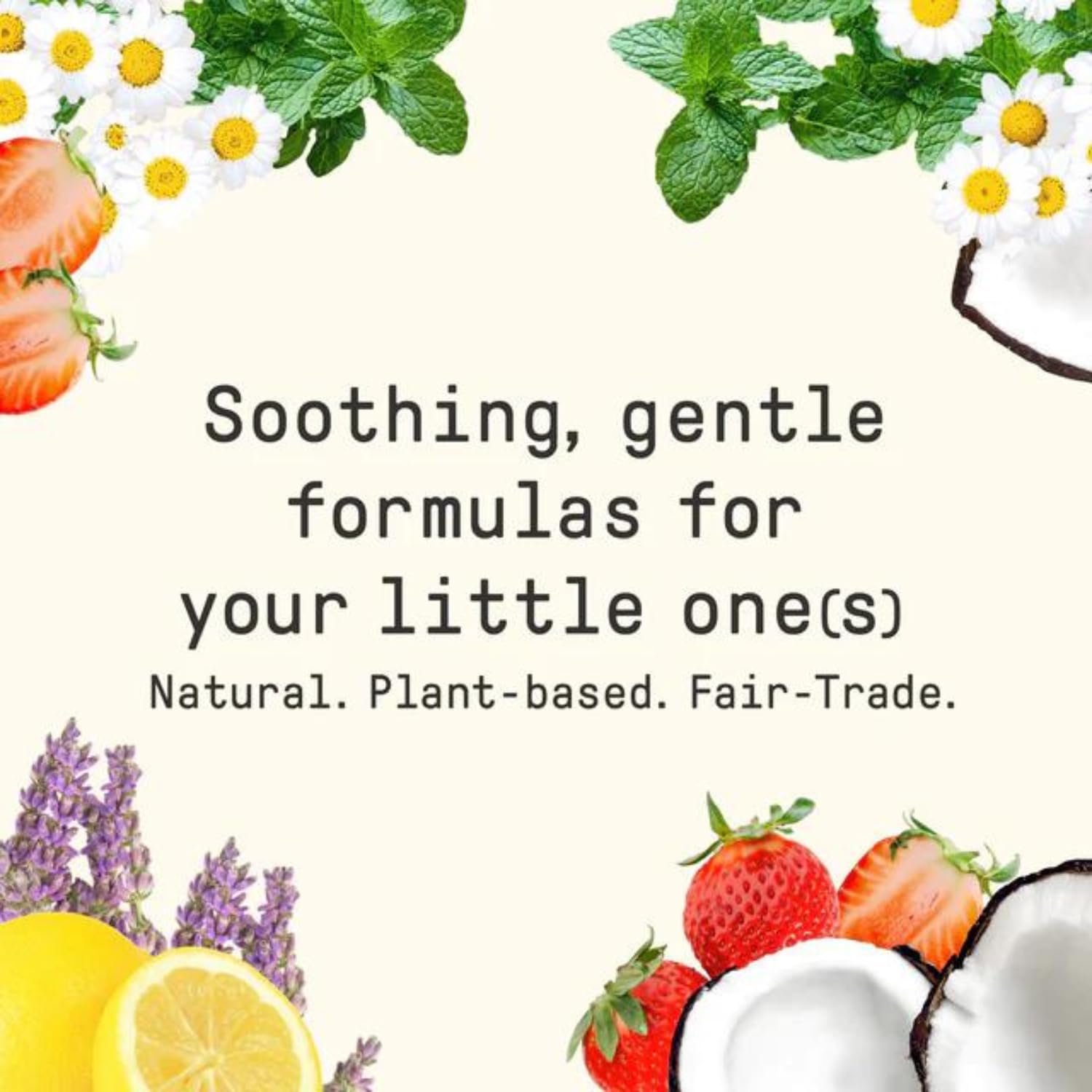 Alaffia Kids Conditioner Lemon Lavender close-up showing detangling protection.