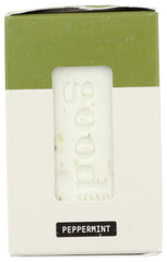 Alaffia Peppermint Good Soap Bar-detail showcases sturdy, value-packed bar.