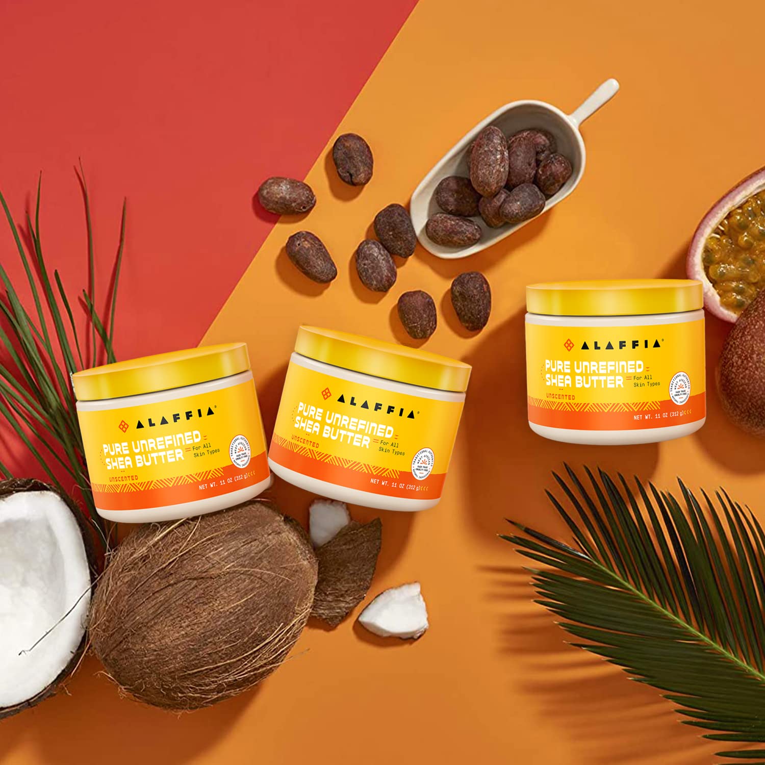 Alaffia Everyday Shea butter used on elbow for targeted moisture.
