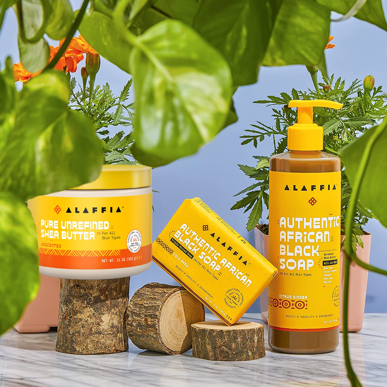 Alaffia Everyday Shea butter on hand demonstrates smooth application.
