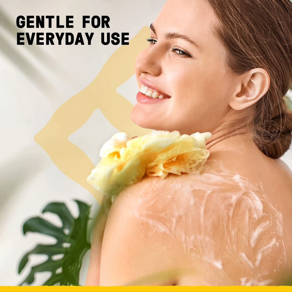 Sulfate-free label on Alaffia bottle signals gentle cleansing