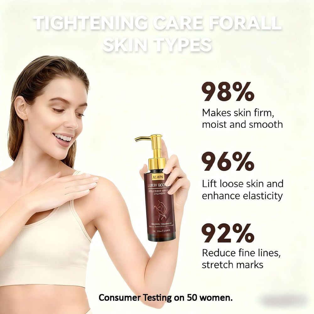ALAOW Advanced Firming Body Oil used for post-pregnancy skin care nourishment