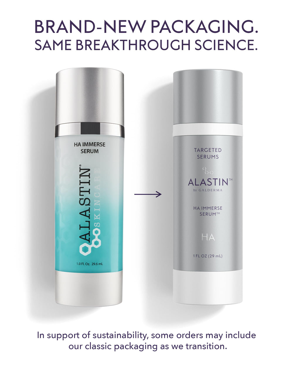 ALASTIN HA IMMERSE serum pump action for easy, controlled application.