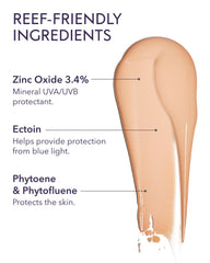Face and neck application of ALASTIN HydraTint Pro Mineral Sunscreen in 2-in-1 use