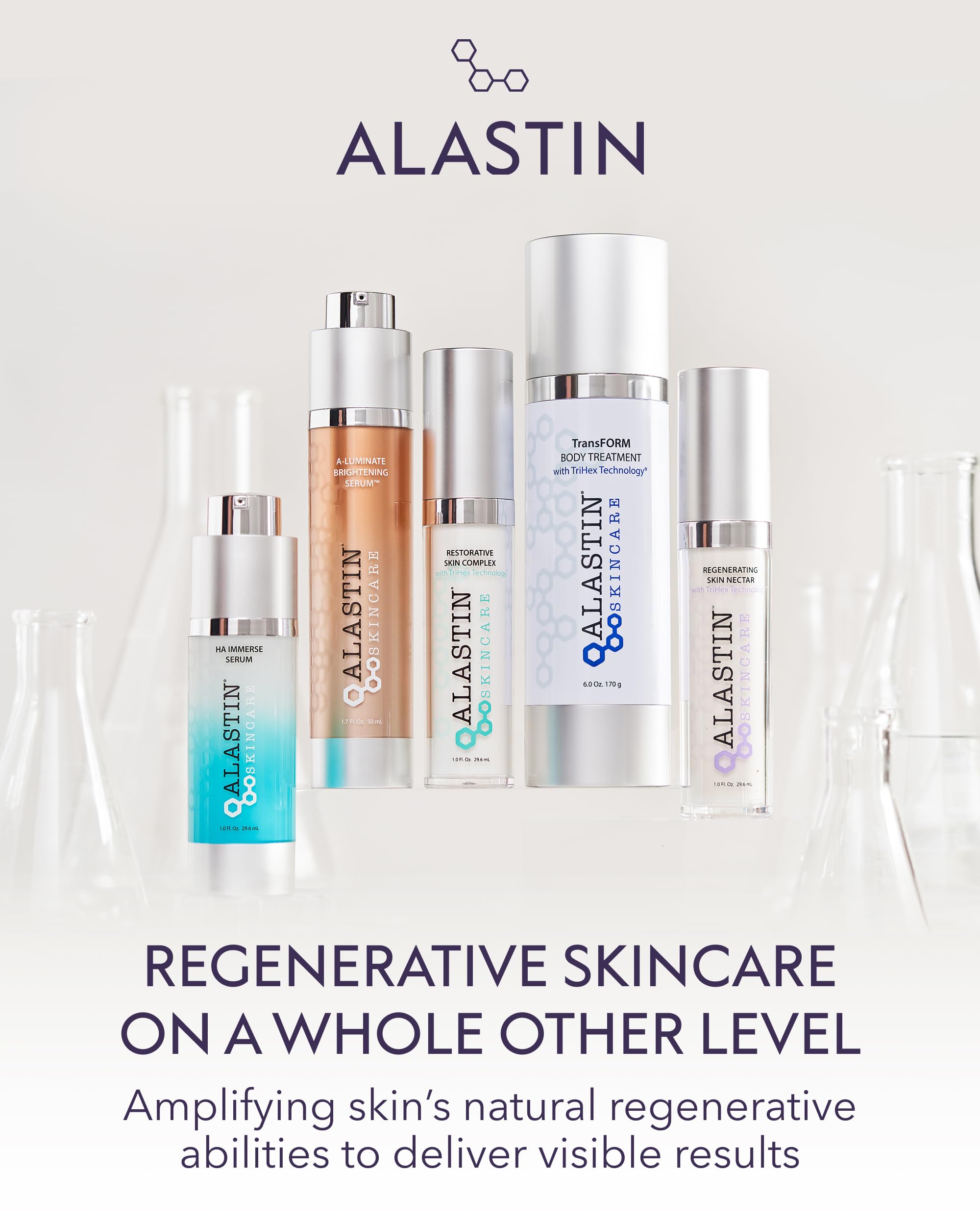Universal tint appearance of ALASTIN HydraTint Pro Mineral Sunscreen blending with skin tones