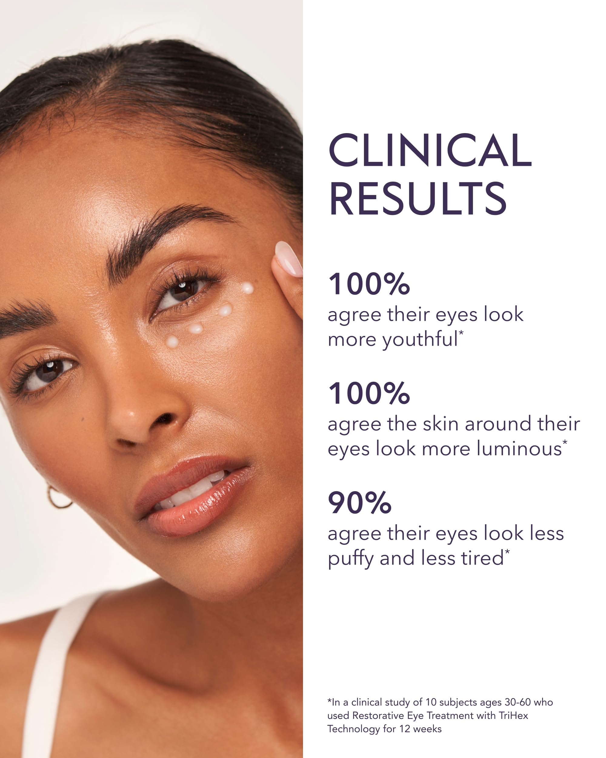 ALASTIN Restorative Eye Treatment radiant skin result illustrating revived eye-area appearance