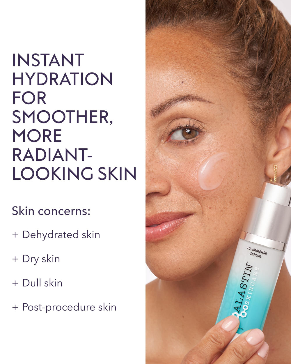 ALASTIN Skincare HA IMMERSE packaging on vanity for daily routine