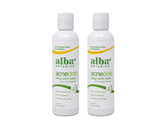 Alba Botanica Acnedote Deep Pore Wash bottle pour for easy application and clear skin
