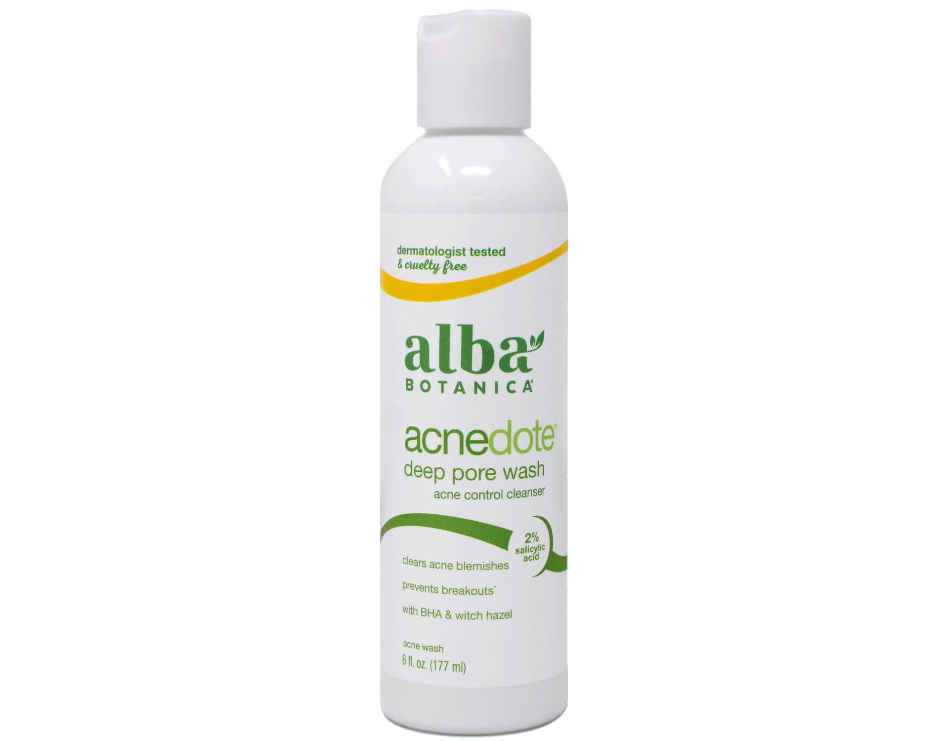 Alba Botanica Acnedote Deep Pore Wash 2-pack box highlighting value