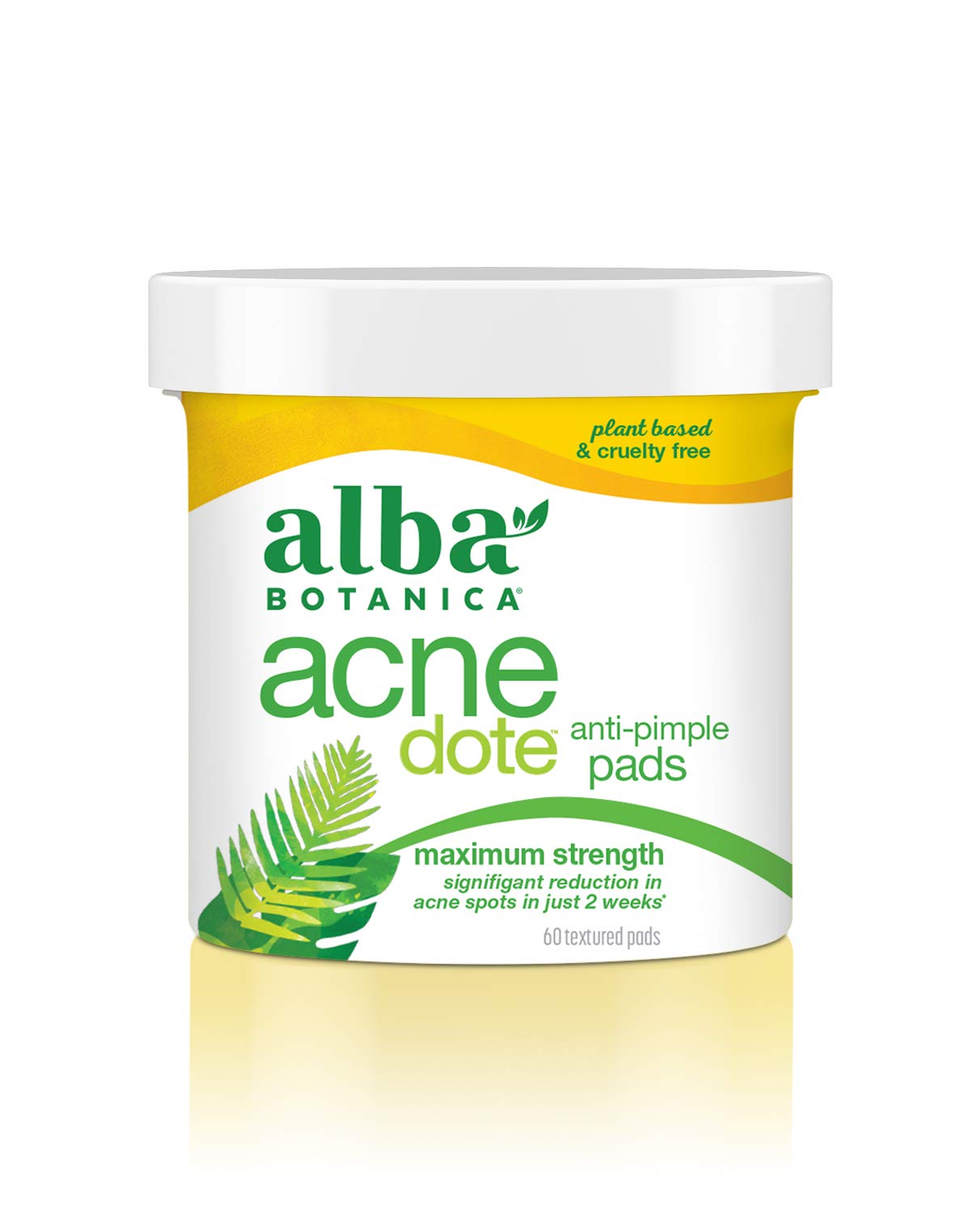 Alba Botanica AcneDote packaging for on-the-go cleansing and oil control.