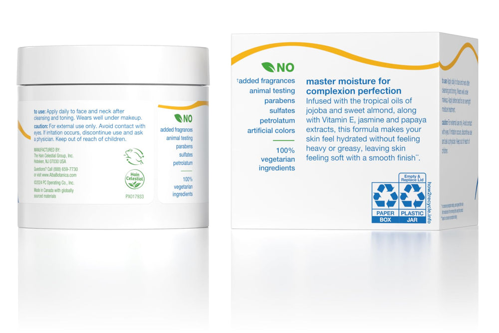 Alba Botanica fragrance-free label highlights vitamin E benefits