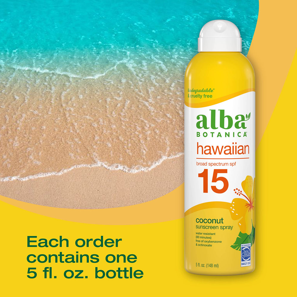 Alba Botanica aloe vera blend on skin; soothing after-application.