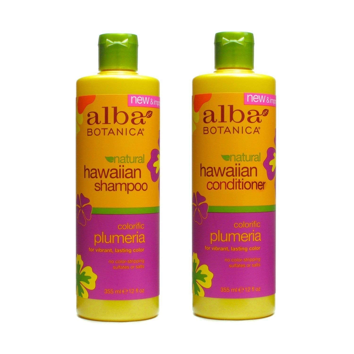 Alba Botanica Hawaiian Replenishing Hair Wash bottle pour shows gentle cleansing for color-treated hair
