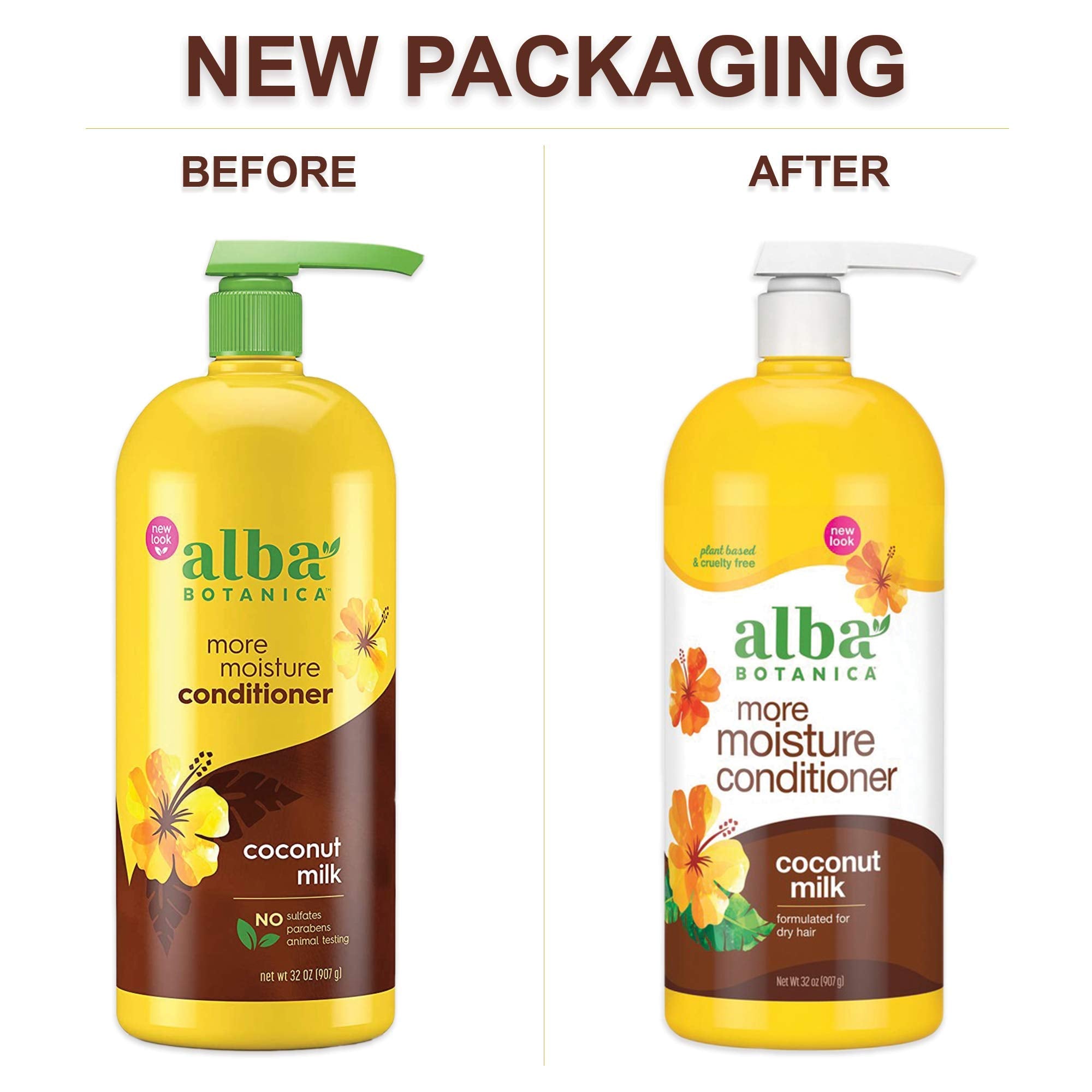 Alba Botanica 32-oz bottle on shelf indicates value for family use.