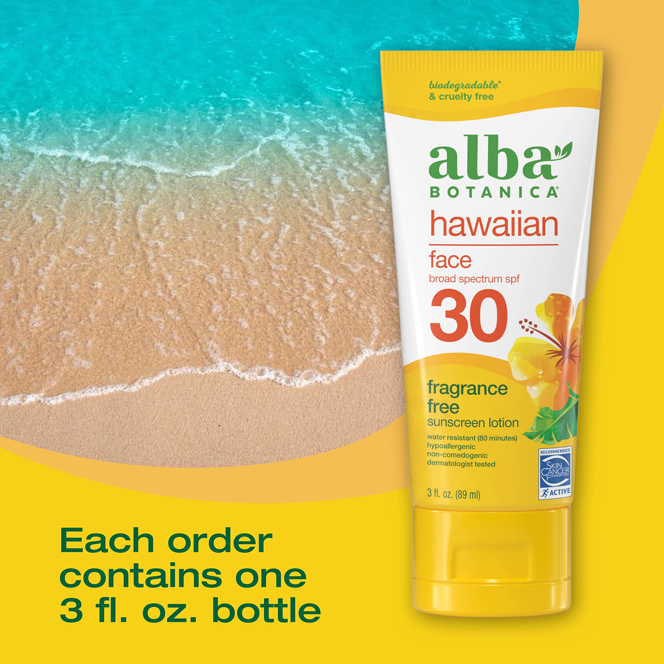 Aloe vera, safflower oil, and chamomile in a soothing formula.