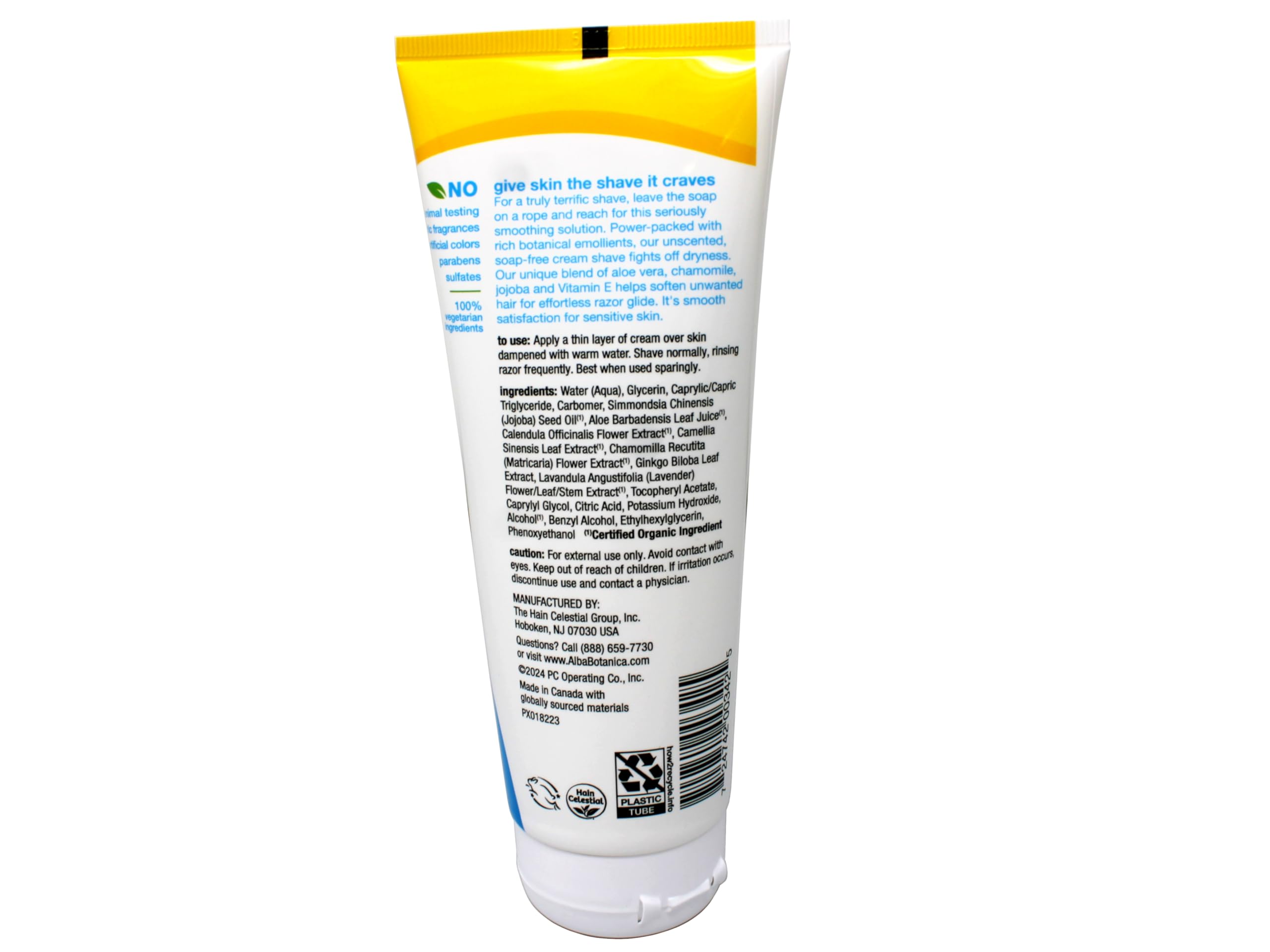 Creamy lather demo of Alba Botanica Very Emollient Unscented shave cream