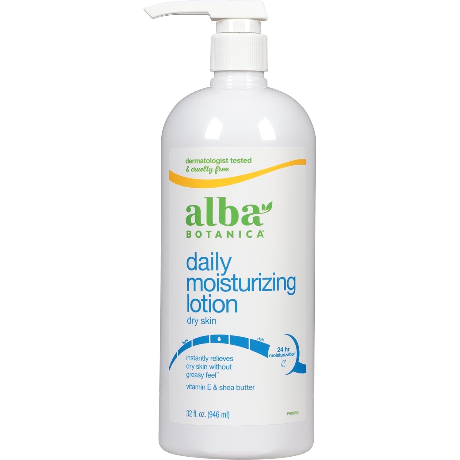 Alba Botanica Very Emollient Maximum bottle showing long lasting hydration