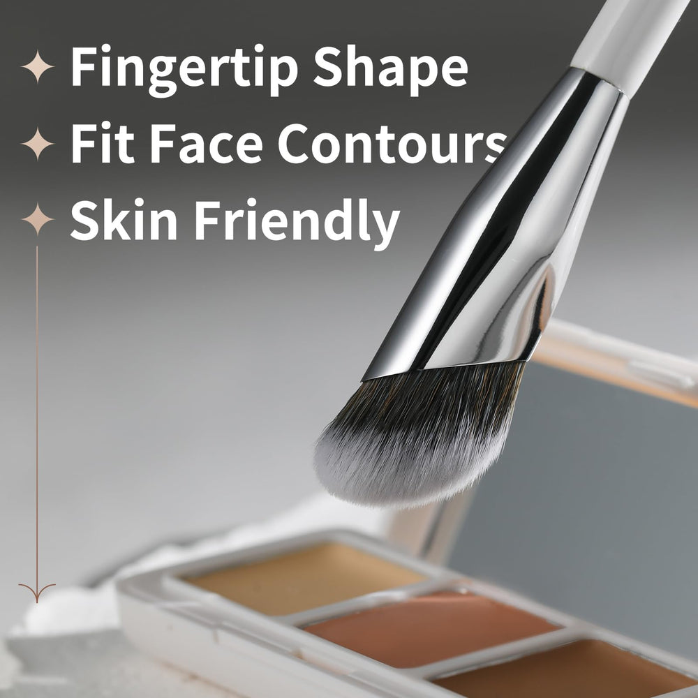 ALBEAUT angled concealer brush for liquid, cream, and powder formulas