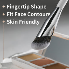 ALBEAUT angled concealer brush for liquid, cream, and powder formulas