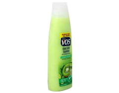 Alberto VO5 Kiwi Conditioner label close-up highlighting vitamins and herbal essences