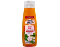 Alberto VO5 shampoo bottle with pump for easy, steady lather.