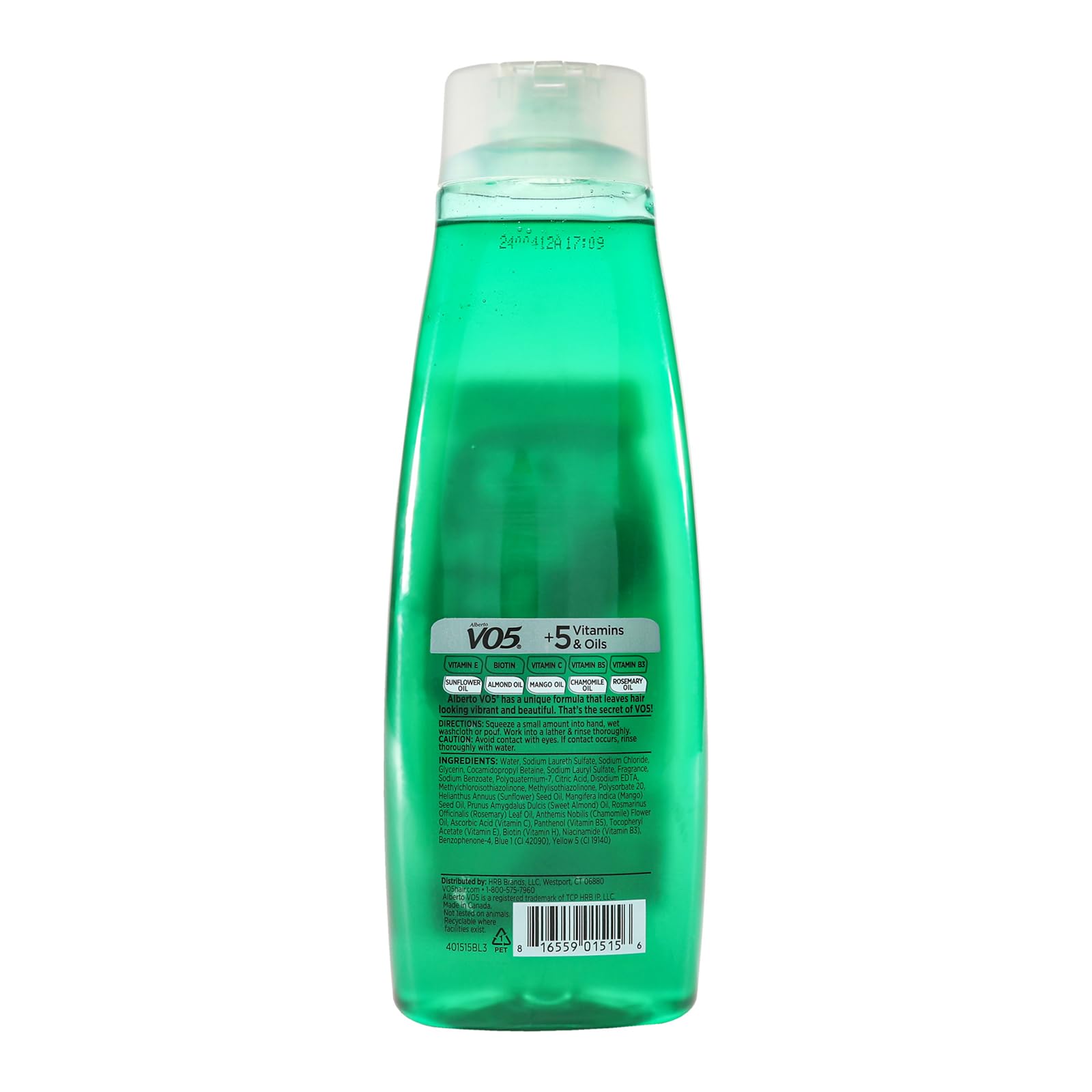 Alberto VO5 Fresh Energy packaging showcasing 15 oz bottle.