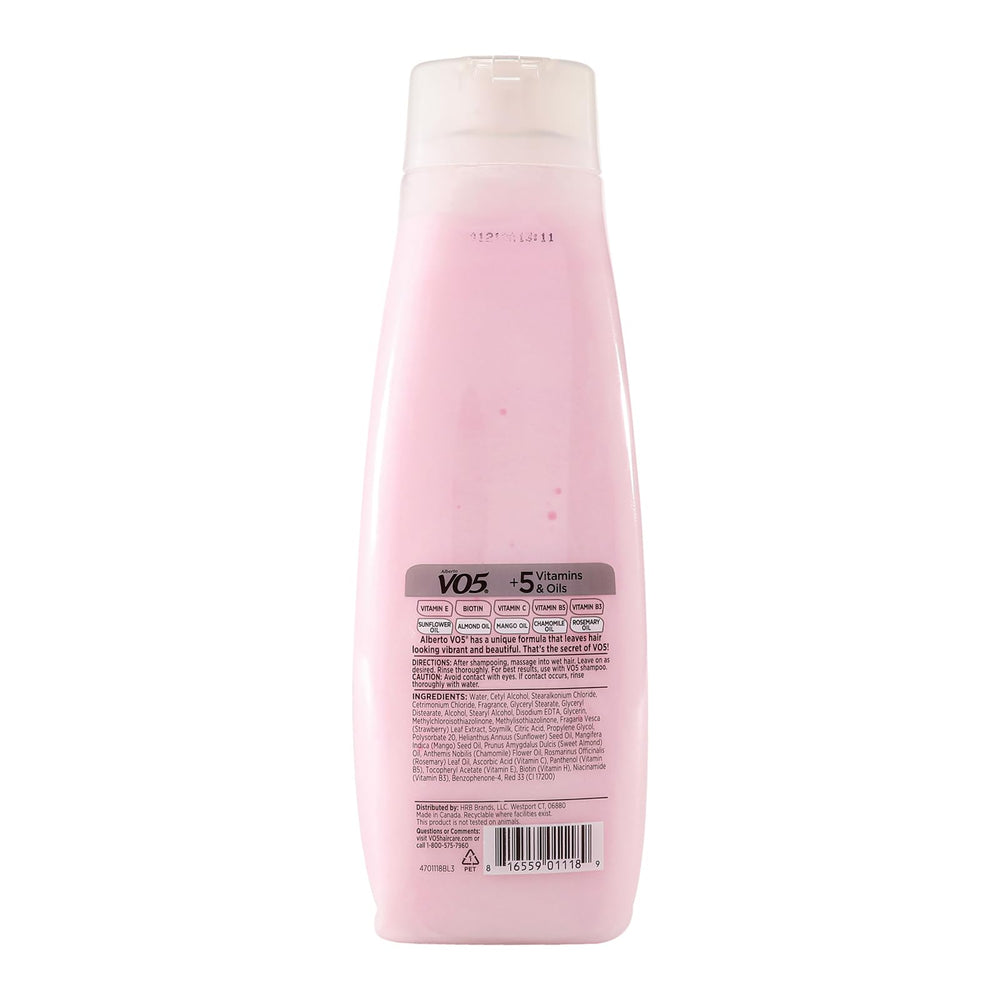 Alberto VO5 Moisture Milks strawberries and cream fragrance lingers beautifully after use.