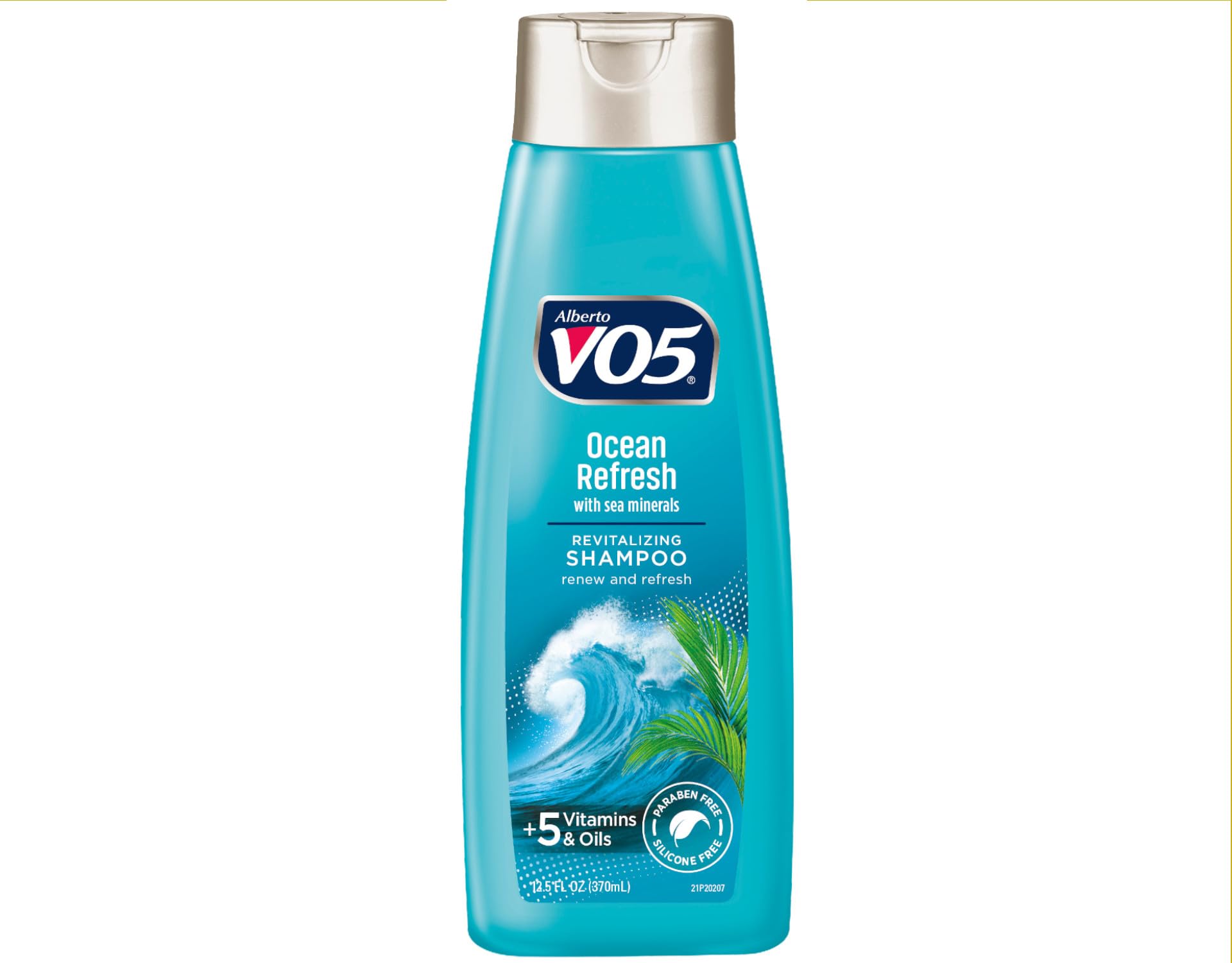 Alberto VO5 Ocean Refresh ingredients sea minerals close-up for refreshed scalp