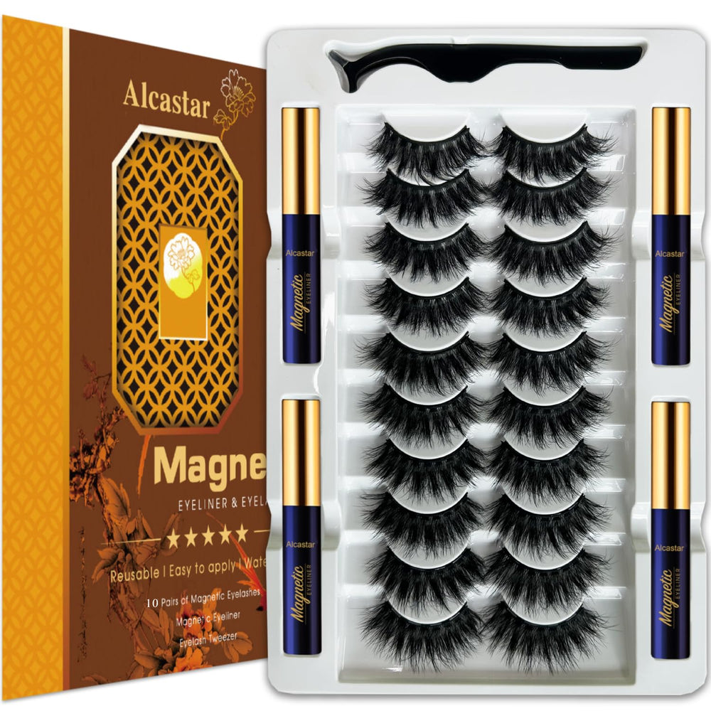Alcastar+ magnetic eyelashes kit packaging for easy storage