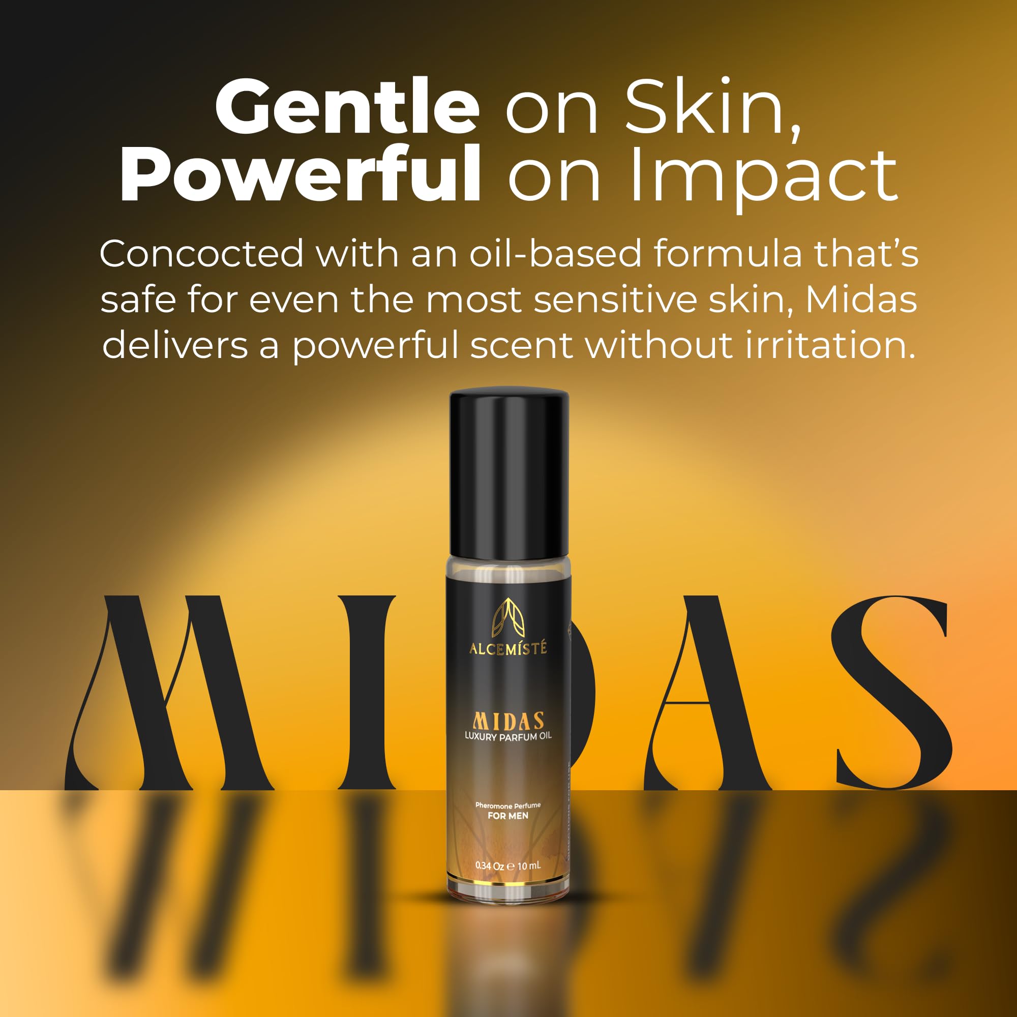 ALCEMÍSTÉ rollerball application in hand, travel-ready fragrance for on-the-go refreshment.