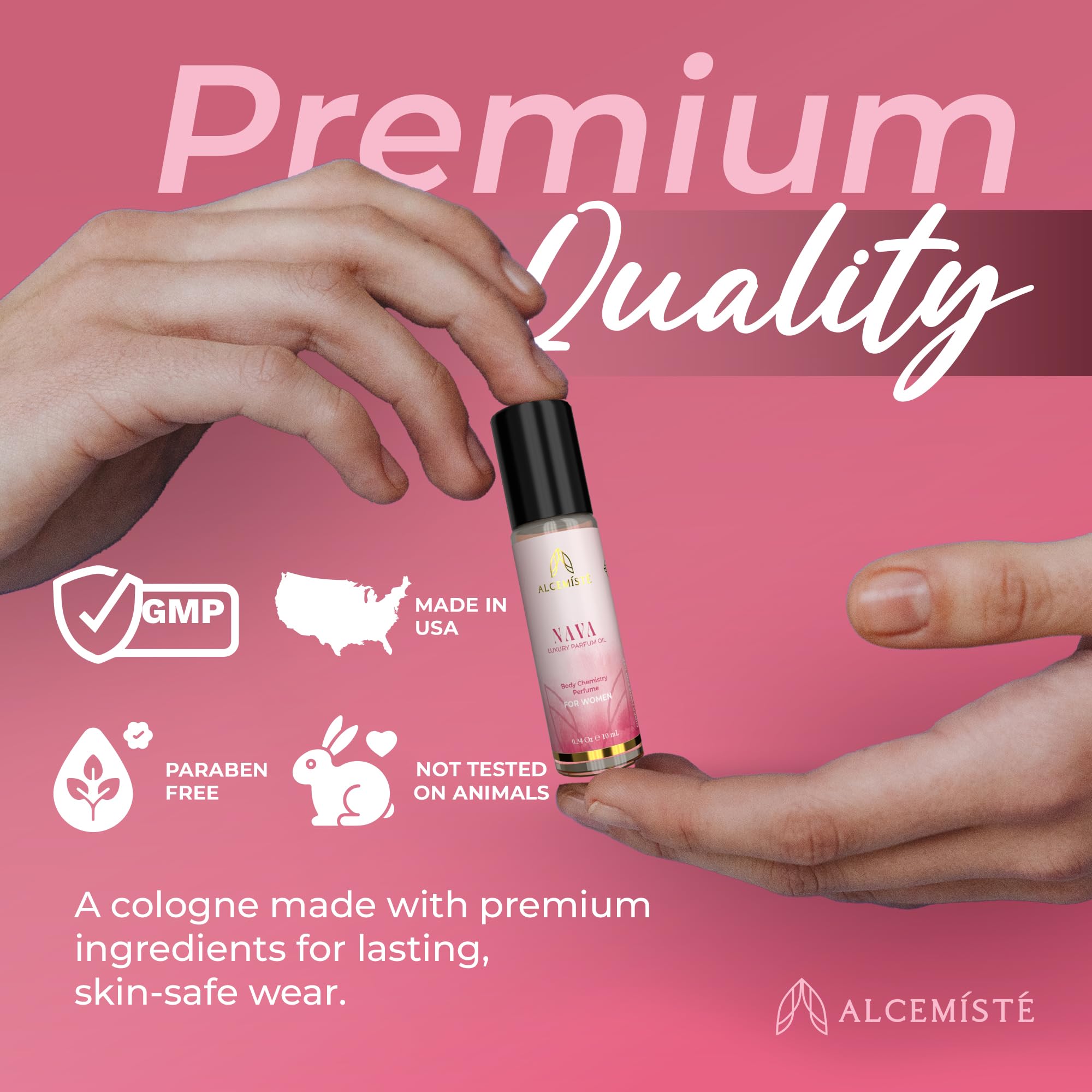 ALCEMÍSTÉ vanilla-musk finish offers warm, lasting allure
