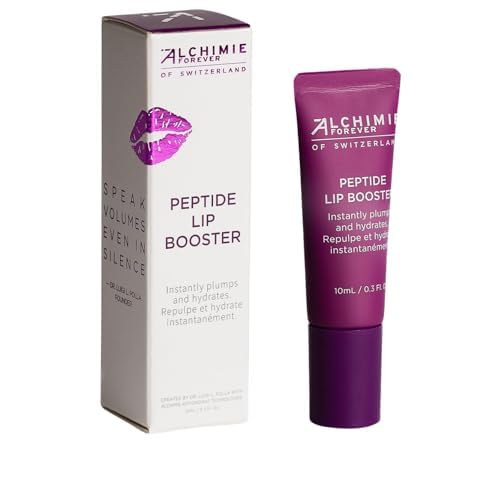 Alchimie Forever Lip Booster shows peptide power for hydrated, plump-looking lips.