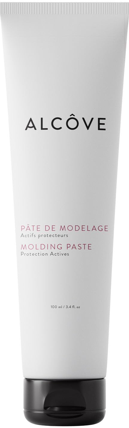 Alcove Molding Paste packaging displaying matte finish for versatile styling.