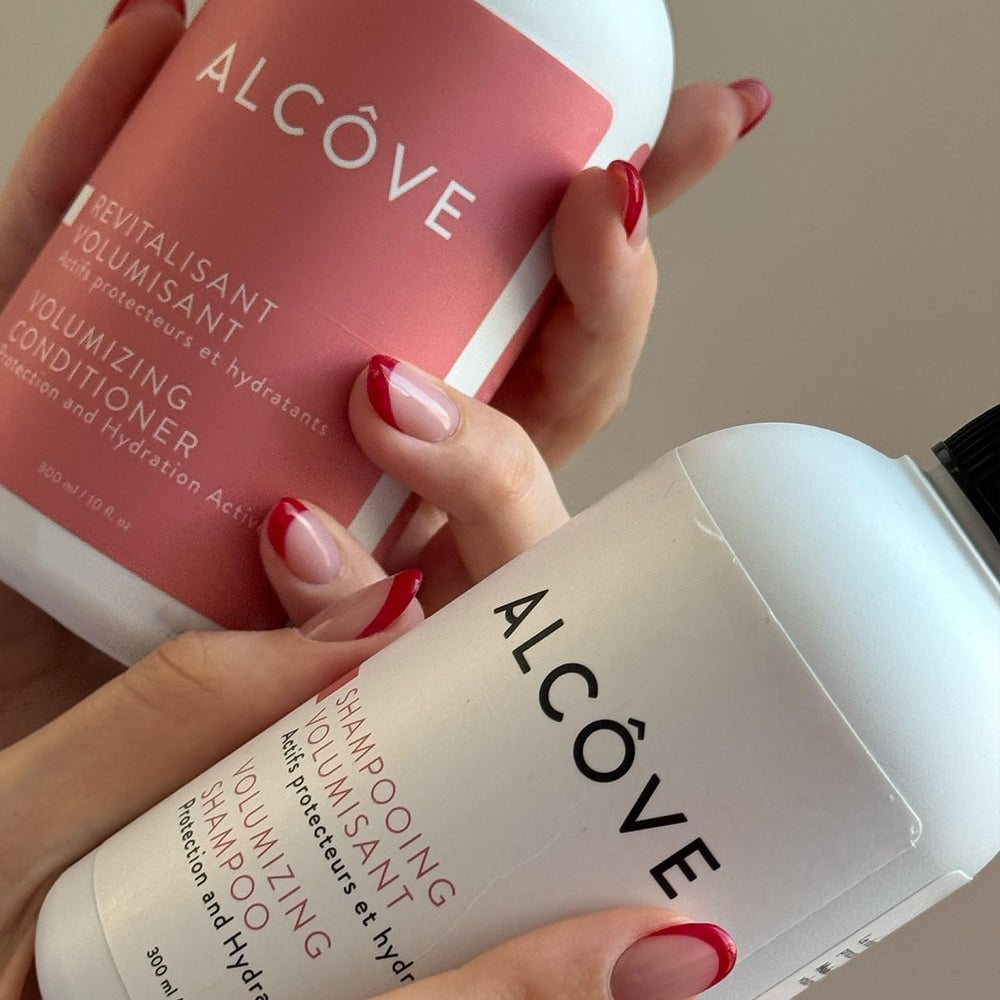 Alcôve packaging and label emphasize Montreal-based brand identity