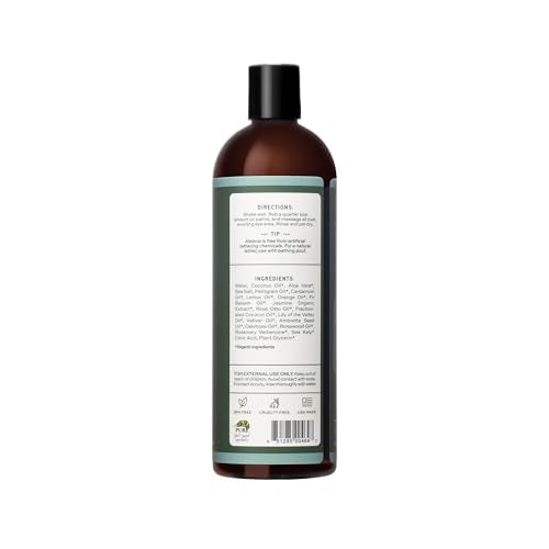 Aleavia Coastal Woodlands foam on hands shows rich lather for clean skin.