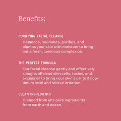 Aleavia Purifying Facial Cleanse texture demonstrates hydrated cleansing for everyday use.