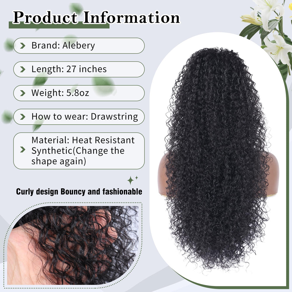 Alebery deep-curly texture looks natural for everyday elegance.