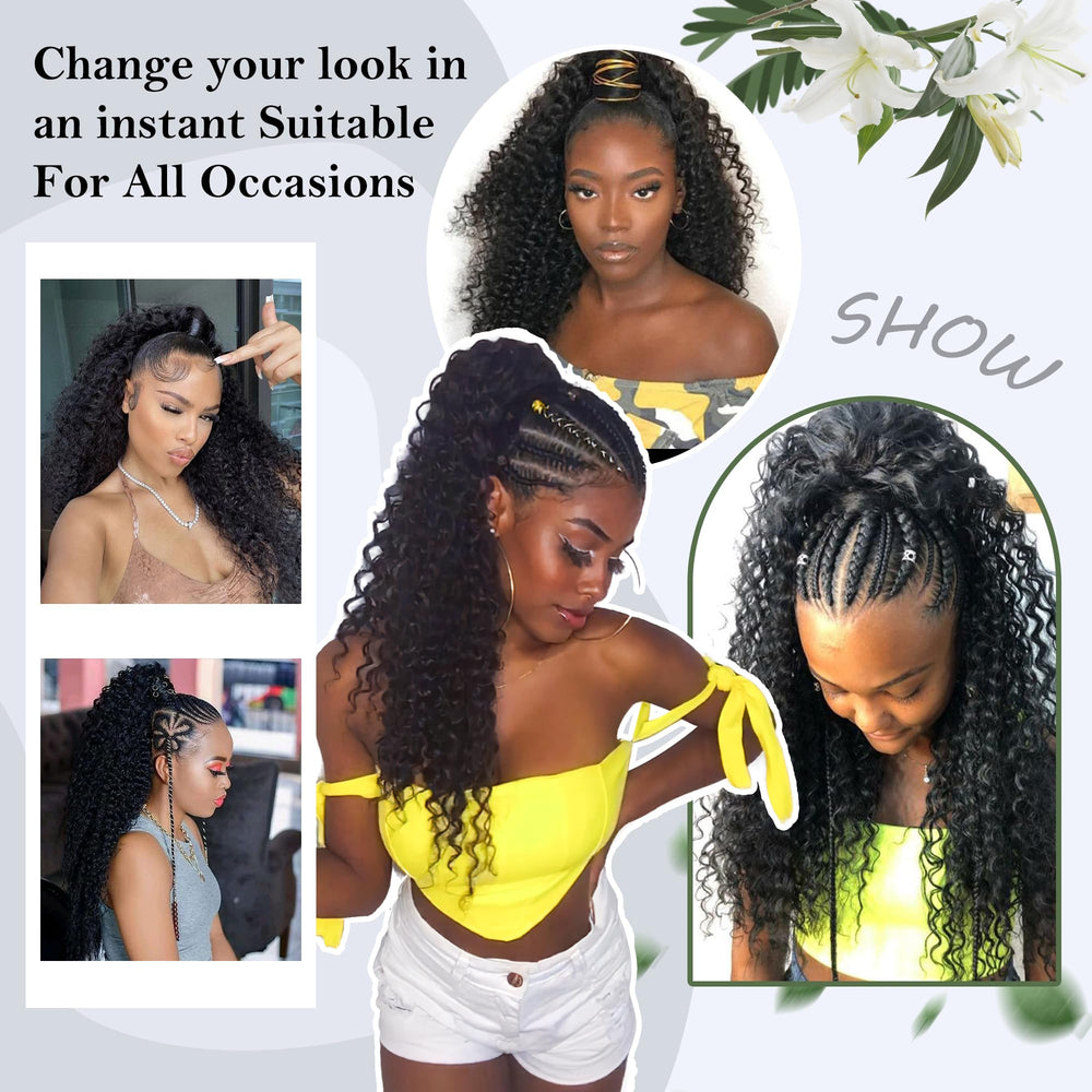 Alebery easy-wear ponytail application saves time for busy days.
