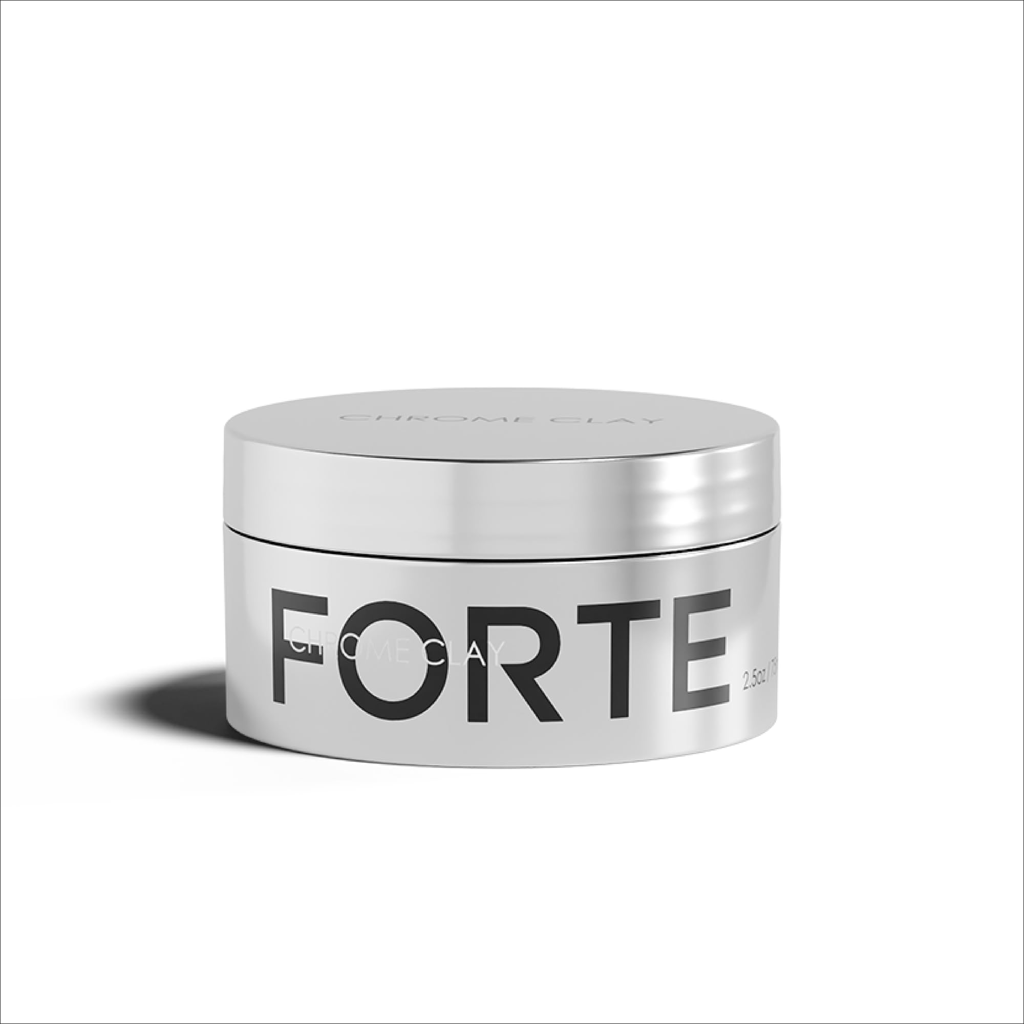 Texture application of Chrome Clay Forte demonstrating smooth styling.